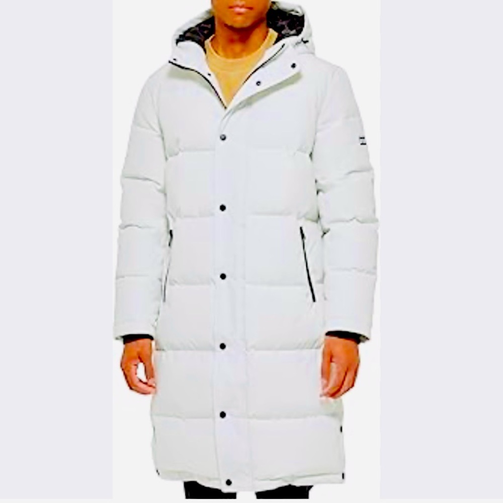 DKNY Men’s Patrick Hooded Quilted Parka Jacket